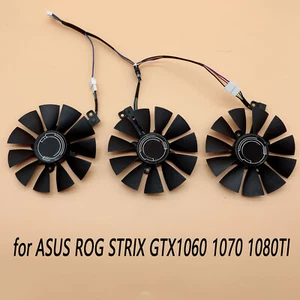 Grafikkarte Fan Lüfter Kühler für ASUS ROG STRIX GTX1060 1070 1080TI T129215SU - Afbeelding 1 van 12