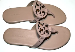 Sandalias suaves Miller Tory Burch para mujer 7,5 o 10,5 maquillaje claro rosa tanga poste en T - Imagen 1 de 12