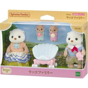 Calico Critters Sea Otter Family FS-54 Doll EPOCH Toy Japan Sylvanian Families - Picture 1 of 8