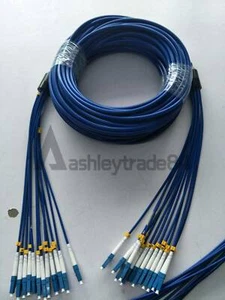 Câble fibre optique blindé intérieur 10M LC-LC 12 brins SM 9/125 - Photo 1/3