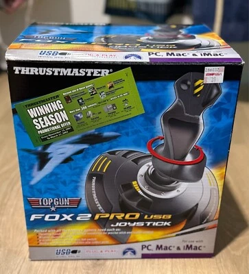 USB-джойстик Thrustmaster Top Gun Fox 2 Pro - неиспользованный - оригинальная коробка - Изображение 1 из 4