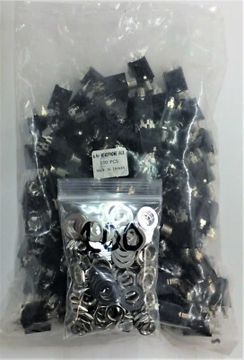 *NUEVO*(100 EA) SWITCHCRAFT 114BPC-1/4" TRS JACKS W/SHUNT COMPLETO CON HARDWARE Foto 1 de 3