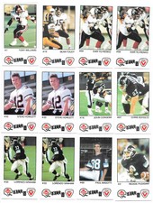 1989 Vachon CFL Single Football Panels - You Choose, Pick