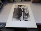 1913 Antique Print SHOWS FASHIONABLY-DRESSED LADY LEANING AGAINST THE BAR