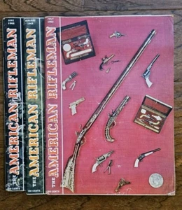 NRA Vintage 1962 - 3 American Rifleman Magazines 3 Issues Utah Hunting - Imagen 1 de 6