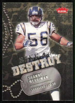 2006 Fleer Seek and Destroy #SDSM Shawne Merriman - Image 1 of 2