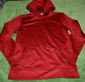 Boys size Large 12 - 14 Puma Hoodie Maroon - Picture 1 of 2
