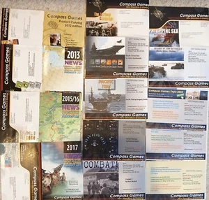 Großes Lot Kompass Spiele Kataloge von 2012 bis 2025 - gibt es eine INFLATION? - Bild 1 von 9