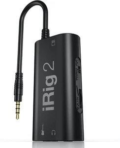 IK Multimedia Irig 2 Mobile Guitar Interface, Black - Picture 1 of 8