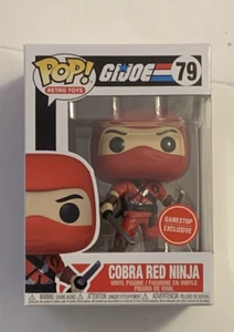 Funko POP Red Cobra Ninja G.I. JOE #79 GameStop EXCLUSIVE - Picture 1 of 9