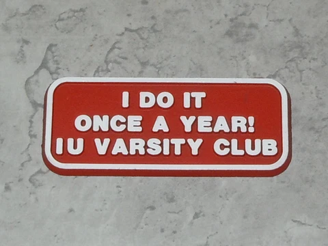 INDIANA HOOSIERS Vtg VARSITY CLUB NCAA RUBBER BIG 10 MAGNET Standings Board Cover