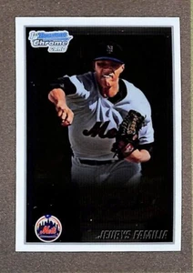 2010 Bowman Chrome #BCP197 Jeurys Familia 1st Bowman Rookie RC Auto NY Mets - Picture 1 of 3