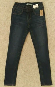 Girls Mudd Dark Wash Adjustable Waist Jean Legging: size 8 - Picture 1 of 3