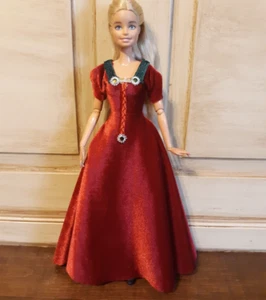 Barbie dress, Celtic barbie dress, handmade, machine sewed, barbie accessories - Picture 1 of 5