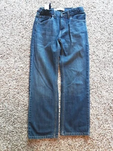 Levis Boys Blue Jeans Straight Sz 16 Regular GUC Adj - Picture 1 of 5