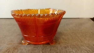 VINTAGE FENTON RINGELBLUME KARNEVAL GLASSCHALE - Bild 1 von 6