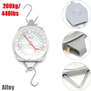 Portable 200Kg/440LBS Hang Up Spring Scale Dial Weight Accurate Hanging Scale - Picture 1 of 8