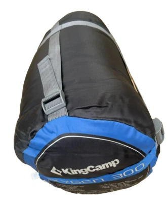 Saco de dormir KingCamp oxigênio 300, azul tamanho: 74,8" x 31,5" - Imagem 1 de 4