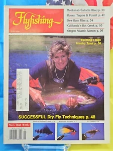 Flyfishing Magazine June 1992 Successful Dry Fly Techniques FREE SHIPPING!!! - Foto 1 di 3