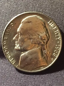 1968-S 5C Jefferson Nickel BU Brilliant Uncirculated Collection Quality - Picture 1 of 2