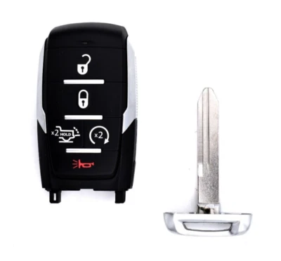 全新原始设备制造商无锁版 2019 2020 2021 2022 2023 道奇 RAM 1500 遥控智能钥匙链 — 第 1/3 张图片