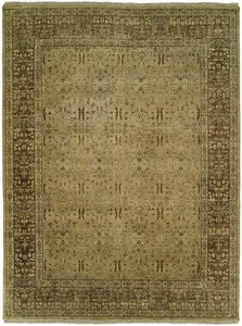 2x3 Kalaty Beige Faded Lines Rows Shaded Bordered Door Mat PH-992 - Aprx 2' x 3' - Picture 1 of 1