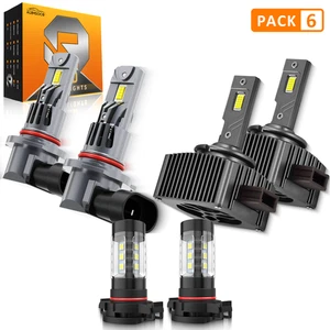 For Dodge Charger Sedan 2010 LED Headlight High/Low Beam HID Xenon Replace Kit - Bild 1 von 21