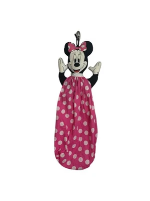 De Colección Disney Minnie Mouse Rosa Lunares Colgante Pañales Carrito Guardería Organizador Foto 1 de 4
