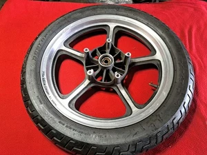 Honda 1985 1986 VT1100C 1100 Shadow OEM Front Wheel Rim With Like New Tire OEM - Picture 1 of 10