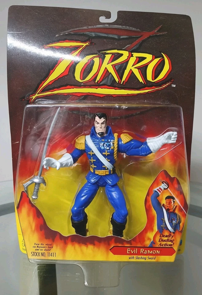 Zorro Action Figure Playmates 1997 Evil Ramon A31