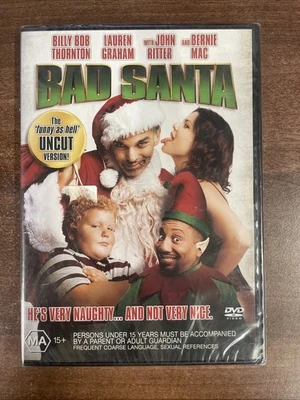 Bad Santa DVD Billy Bob Thornton (2003); Brand New Sealed - Region 4 - Image 1 of 2
