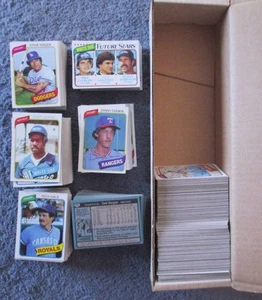 1980 TOOPS BASEBALL Complete Set (1-726) Rickey Henderson Rookie/HOF / MLB - Picture 1 of 5