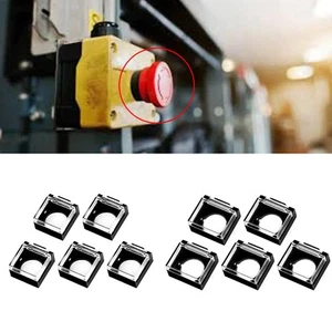 5x Push Button Cover Schutz Knopf Abdeckung für 16mm Schalter Schutz Schalter - Afbeelding 1 van 13