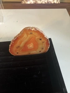 3 Pcs New Orange Agate Sun-Catcher Ornament - Picture 1 of 11