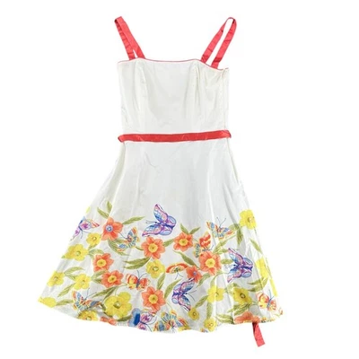 Vestido Spenser Jeremy Vintage Acuarela Floral Midi Calce y Estilo Pequeño 4 Foto 1 de 4