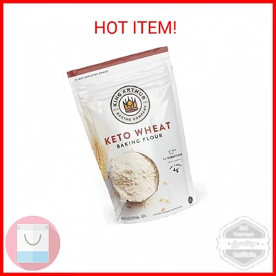Harina para hornear trigo King Arthur Keto: sustituto de harina multiusos 1:1, 1 lb (Pac Foto 1 de 2