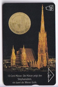 TEST CARTE CARD .. AUTRICHE 1€40 L&G PRIVEE ESSAI DUMMY ART VIENNE TBE/LUXE - Imagen 1 de 2