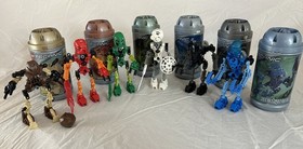LEGO Bionicle Toa Mata COMPLETE SET w/ canisters 8531 8532 8533 8534 8535 8536