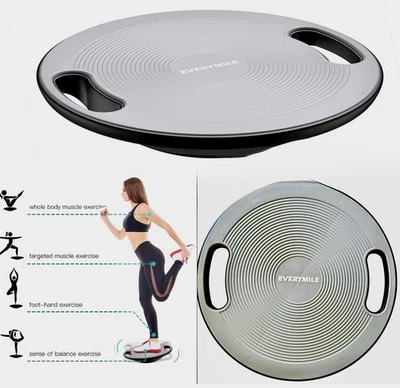 Тренажер EVERYMILE Wobble Balance Board, Exercise Balance Stability черный - Изображение 1 из 4