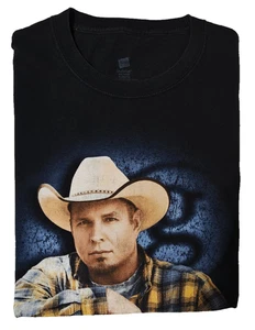 Hanes Comfortsoft Adulto Negro Manga Corta Garth Brooks World Tour 2014-17 Talla XL - Imagen 1 de 5