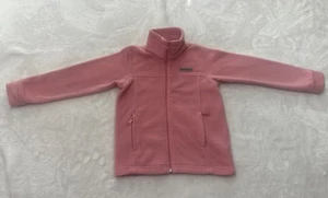 Columbia Full Zip Outdoor Fleece Jacket Fits Youth/Kid Unisex Size XS(6/7) Pink - Picture 1 of 9