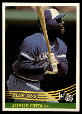 1984 Donruss Jorge Orta #317 Toronto Blue Jays - Image 1 of 2
