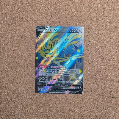Zacian V (Shiny) SWSH292 SWSH: Sword & Shield Promo Cards Holo *B2 - Image 1 of 2
