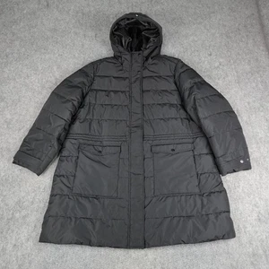 Lands End Jacket Womens 2X Black Primaloft Long Puffer Parka Coat Plus Size 2XL - Picture 1 of 16