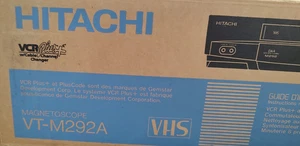 Hitachi VCR VT-M292A Lettore VHS Videoregistratore 4 Testine Hi-Fi - TESTATO No Telecomando - Foto 1 di 16
