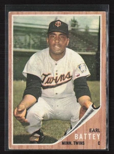1962 Topps #371 Earl Battey - VG/EX Set Break! - Picture 1 of 2