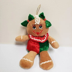 Dan Dee 9 Zoll Lebkuchenmädchen Weihnachtsschmuck Stofftier Plüsch - Bild 1 von 5