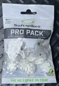 Softspikes Nike Tour Victory 3 Pro Pack 18 Count Translucent White Golf Spikes - Picture 1 of 4