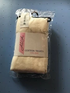 NEW Love U Lots Ivory Cotton Tights in Girls Size 12-14 - Picture 1 of 1