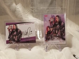 Akari Regular & Auto Card Bbm 2024 Women'S Professional Wrestling #13/100 - Picture 1 of 2